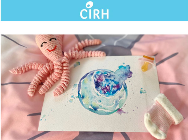 Acuarela personalizada de embrión junto a peluche y calcetín de bebé, regalo de maternidad